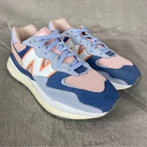 New Balance 57/40 Womens Running Shoes Size 10 Blue Pink Haze Suede Sneakers